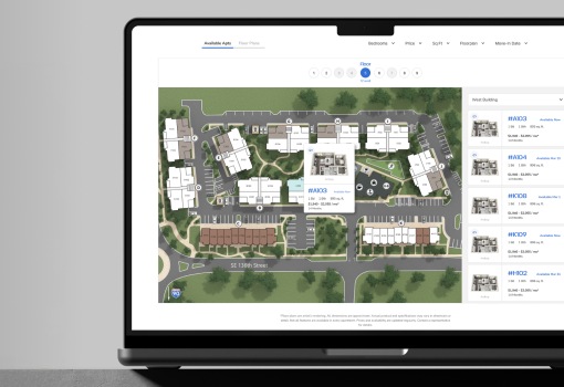 laptop with Jonah's Fee Transparency integrated map