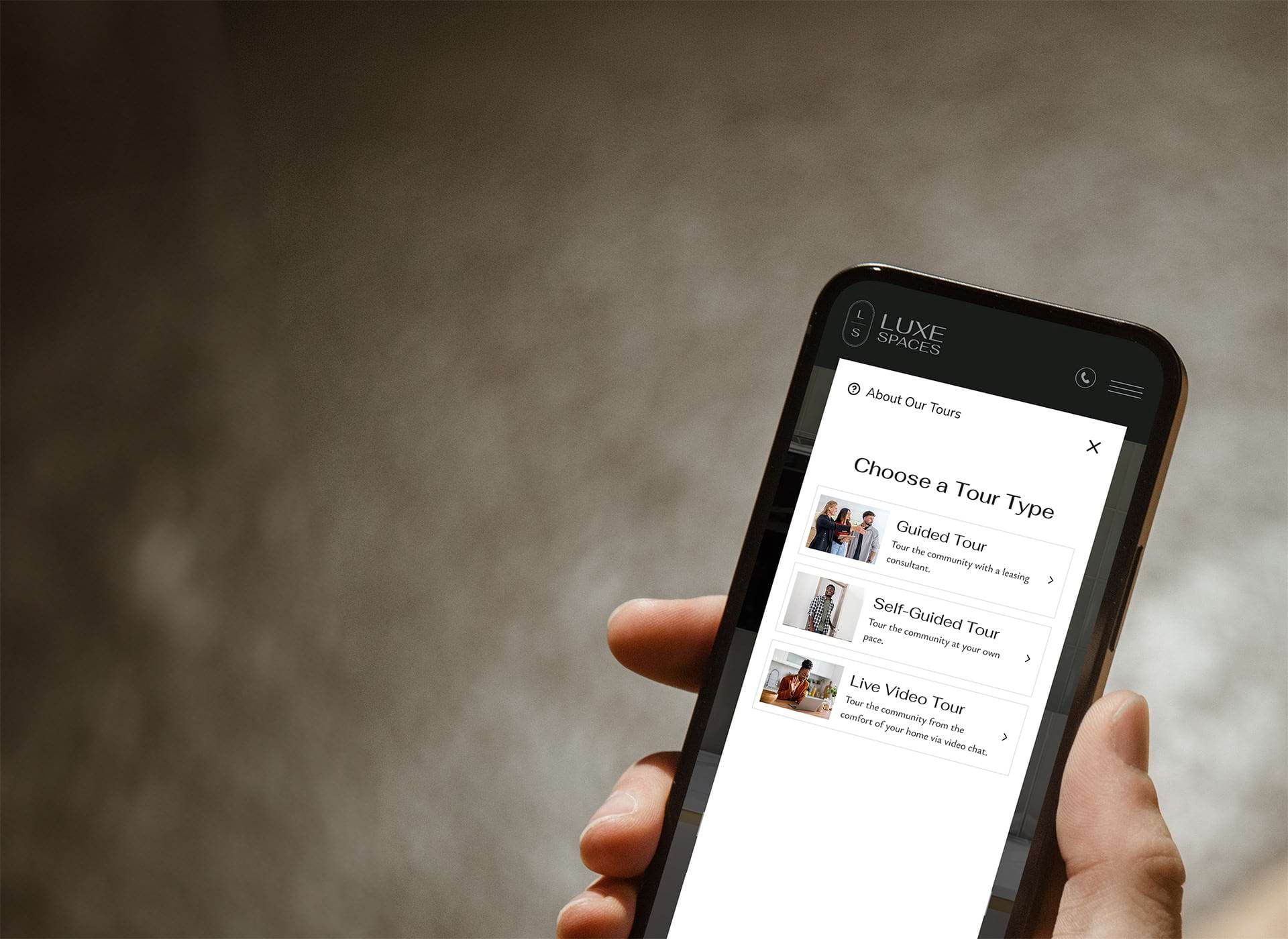 A smarter way to schedule tours.