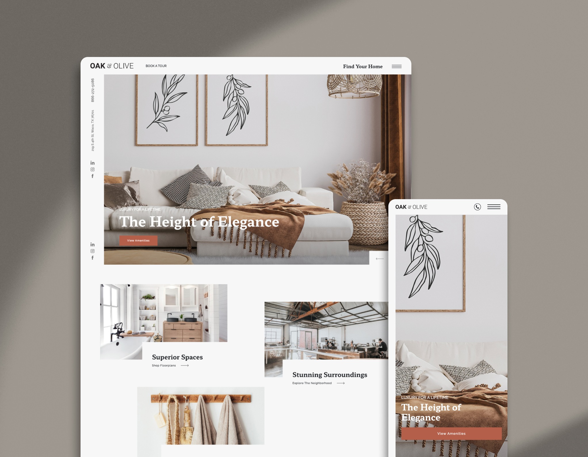 Oak & Olive Multifamily Website Theme Powered by Jonah