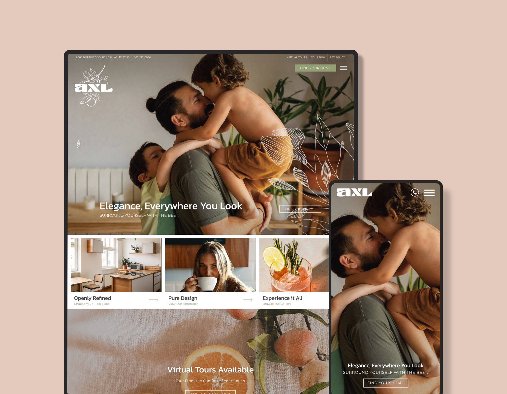 AXL Multifamily Website Theme Powered by Jonah