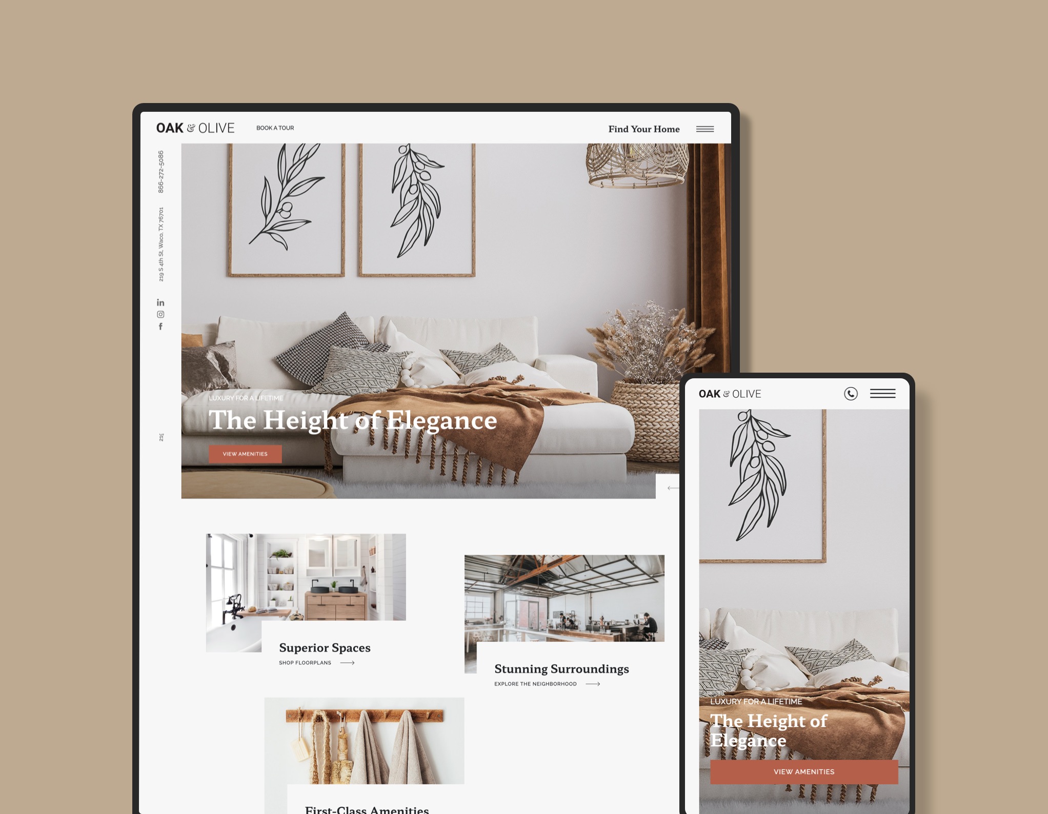 Oak & Olive Multifamily Website Theme Powered by Jonah
